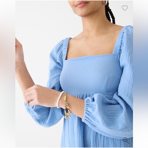 NWOT J. Crew Square Neck Soft Gauze Dress Plus Size XXL - Picture 2 of 16